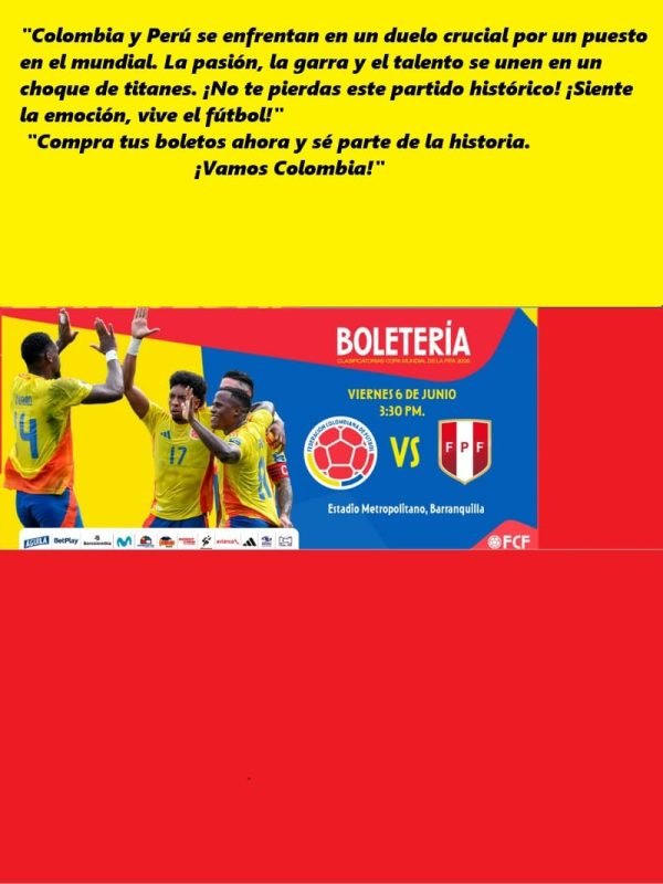 Colombia vs Peru