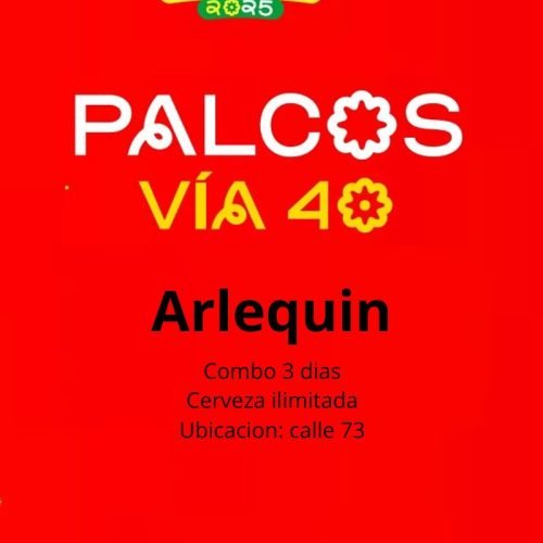 Boleta Palco Arlequín