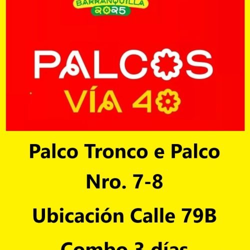 Palco tronco e palco