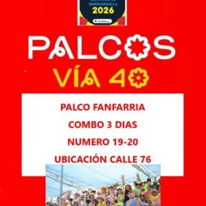 Boleta Palco Fanfarria