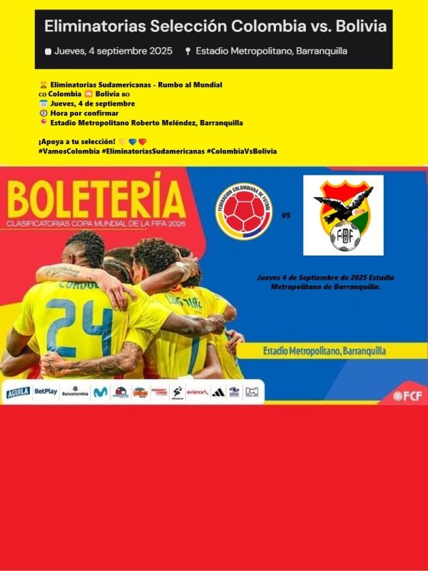 Colombia vs bolivia