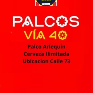 Boletas Palco Arlequin