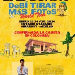 Boletas Bad Bunny Medellin