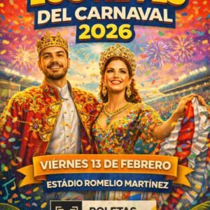 Boletas coronacion reyes del carnacal 2026